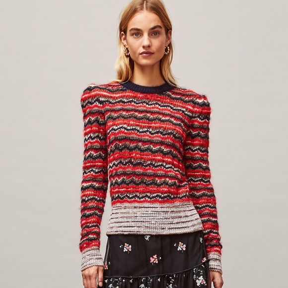 tory burch striped sweater